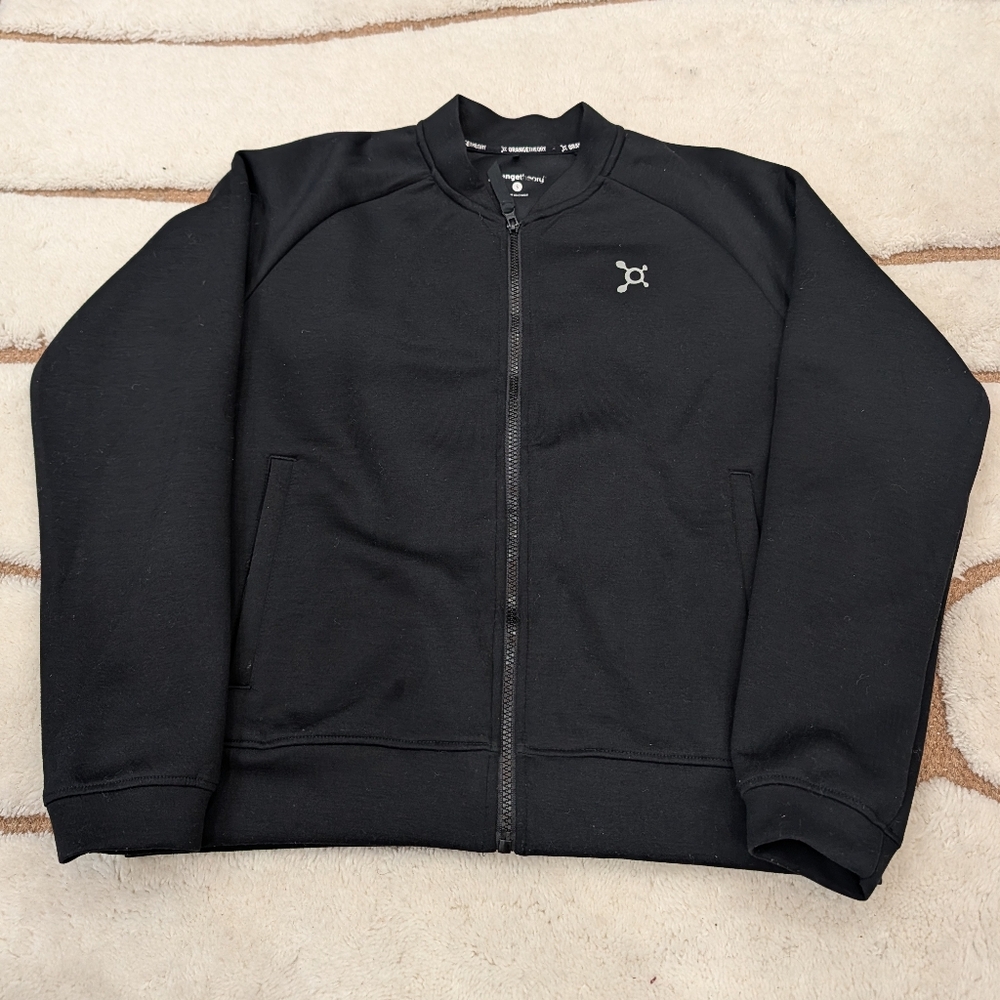 Orangetheory Black Zip-Up Jacket - Medium